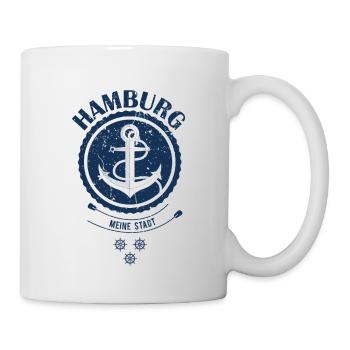 Hamburg - Tasse - Weiß - Rechts