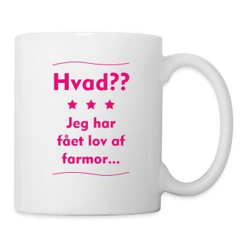 Vêtements pour bébé, vêtements des filles avec mamie citation - Mug blanc - blanc - Droite