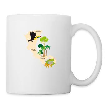 Costa Rica Nicaragua Panama - Mug blanc - blanc - Droite