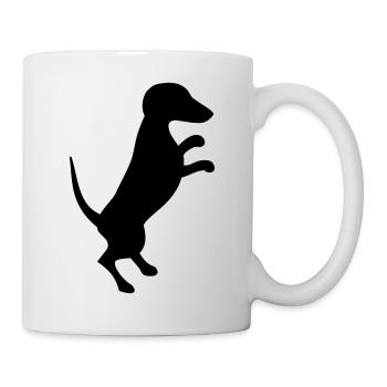 Teckel - Mug blanc - blanc - Droite