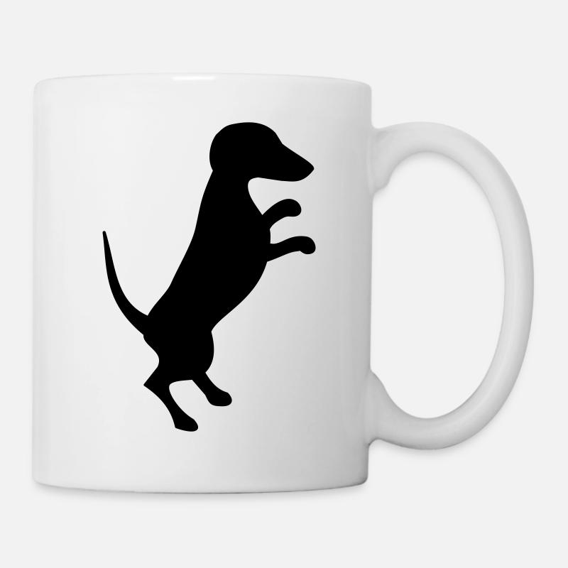 Dackel - Tasse - Weiß