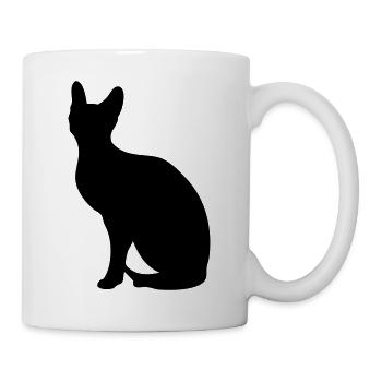 Sphynx - libre choix de la couleur - Mug blanc - blanc - Droite