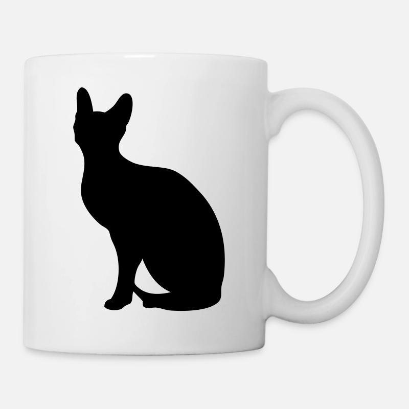 Sphynx - libre choix de la couleur - Mug blanc - blanc