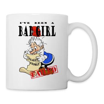 Excited Xmas Gnome (Girl) - Mug - white - Right