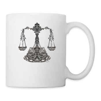 Waage Sternzeichen - Tasse - Weiß - Rechts