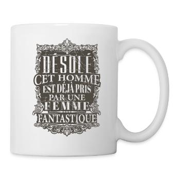 "Une femme fantastique" - Mug blanc - blanc - Droite