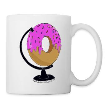 Donutworld - Tasse - Weiß - Rechts