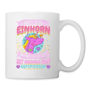 Unicorn - idiots skewer - Mug - white - Right