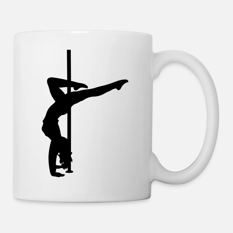 Pole dance - handstand - Mug - white