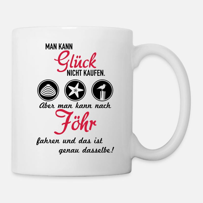 Glück Föhr - Tasse - Weiß