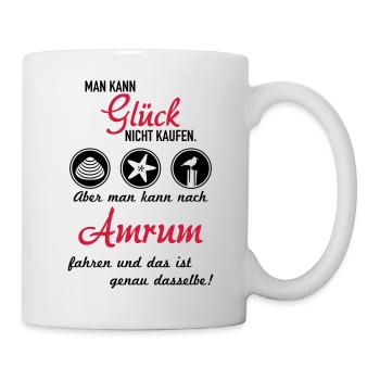 Glück Amrum - Tasse - Weiß - Rechts