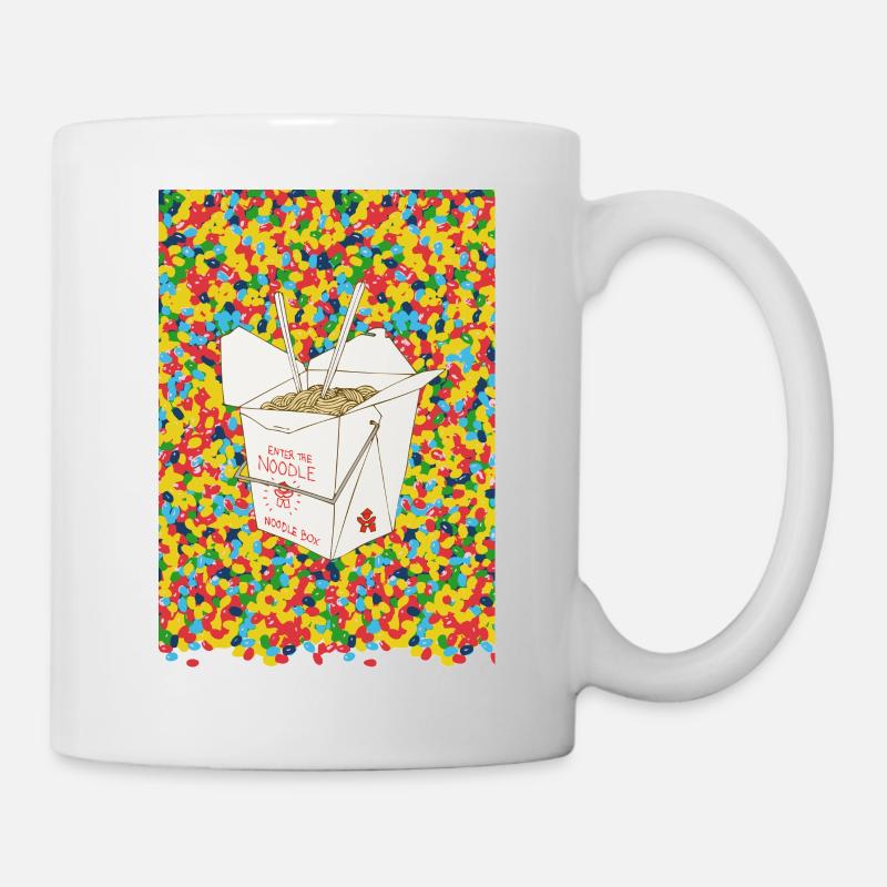 noodle box - Tasse - Weiß
