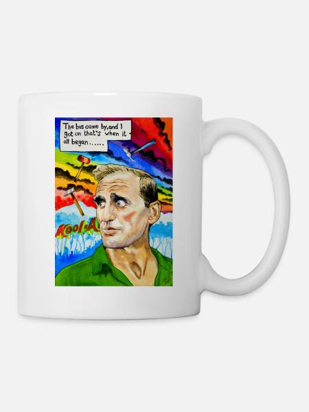 Cowboy Neal Cassady - Tasse - Weiß