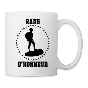 Rang d'honneur - Mug blanc - blanc - Droite