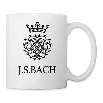 J S Bach and his Seal - Mug - white - Right