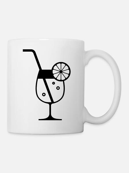 Cocktail - Tasse - Weiß