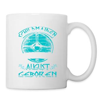 August - Scifiandtvtalk - birthday - DE - Mug - white - Right