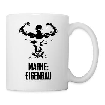 bodybuilding man - Tasse - Weiß - Rechts