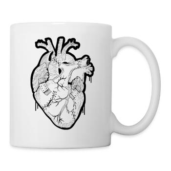 Heart - Tasse - Weiß - Rechts
