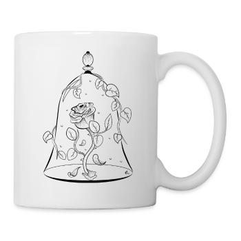 Rose éternelle - Mug blanc - blanc - Droite