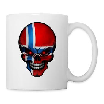 Skull Norway - Mug - white - Right