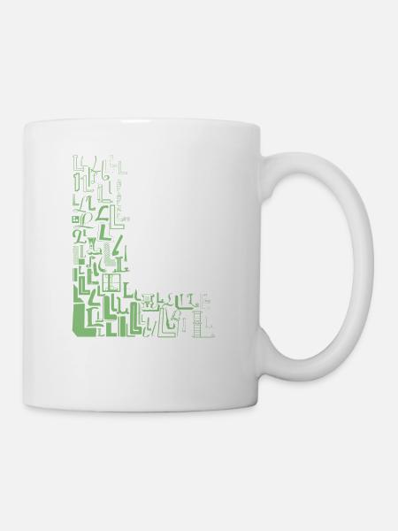 Font Fashion L - Mug - white