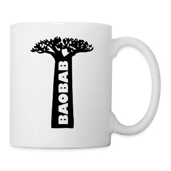 Baobab blak - Mug - white - Right