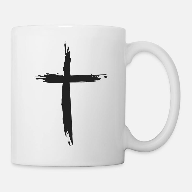 cross - Mug - white