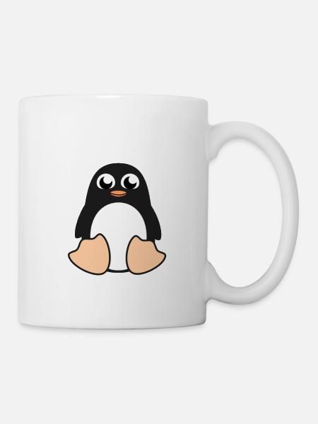 penguin3 - Tasse - Weiß