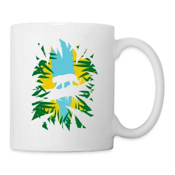 Dschungel - Tasse - Weiß - Rechts