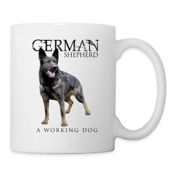 German Shepherd Dog - Mug - white - Right