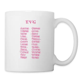 EVG - Mug blanc - blanc - Droite