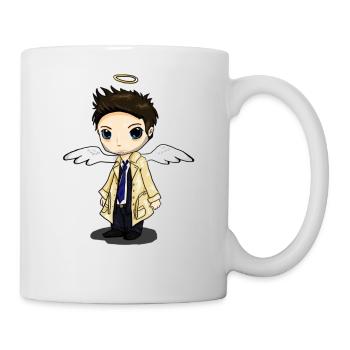 Team Castiel (dunkel) - Tasse - Weiß - Rechts