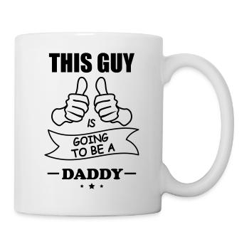 This guy is going to be a daddy - Mug - white - Right