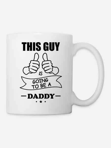 This guy is going to be a daddy - Tasse - Weiß