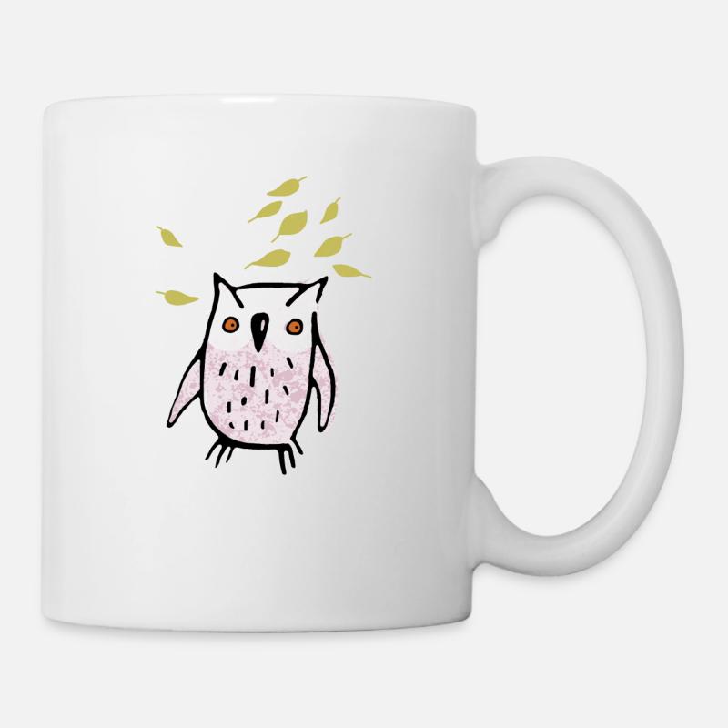Eule - Tasse - Weiß
