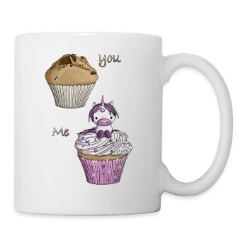 Pink Sugar Unicorn Cupcake - Mug - white - Right