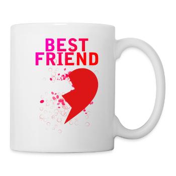 BF Heart (Droite) - Mug blanc - blanc - Droite