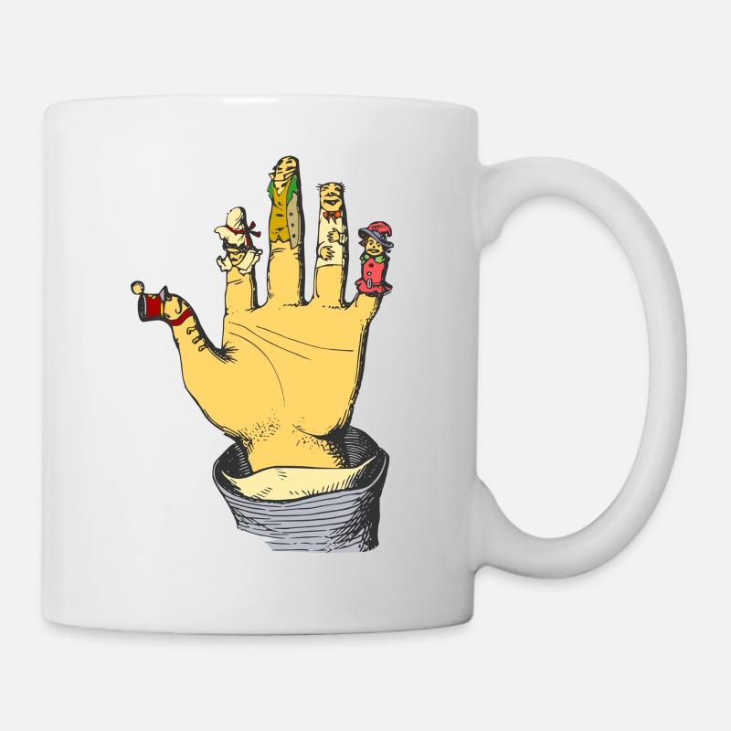 glove puppet - Mug - white