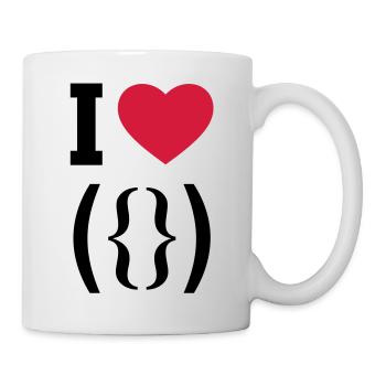 Porno - Pussy - Tasse - Weiß - Rechts