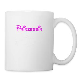 Gleichzeitig Prinzessin und Elektrikerin - Tasse - Weiß - Rechts