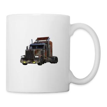 Amerikanischer Lkw-Lkw - Tasse - Weiß - Rechts