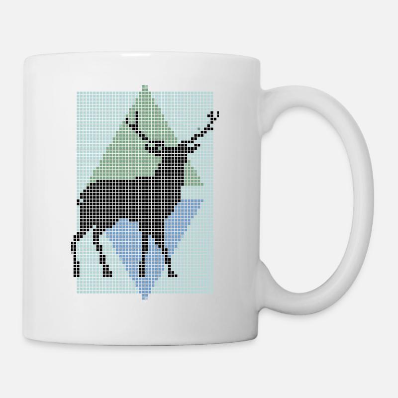cerf - Mug blanc - blanc