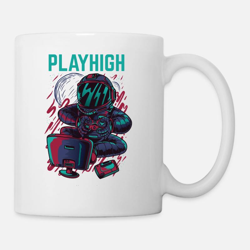 Playhigh Astronaute - Mug blanc - blanc