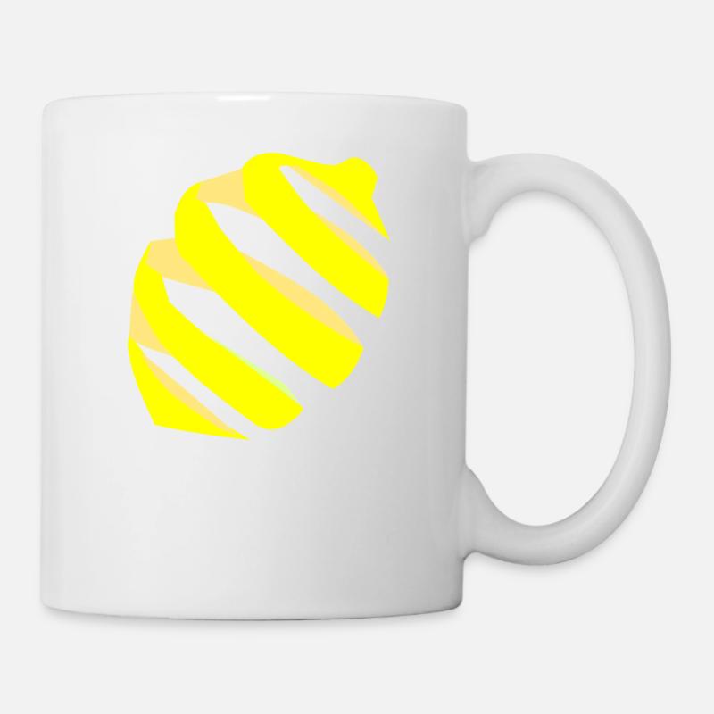 Zitrone - Tasse - Weiß