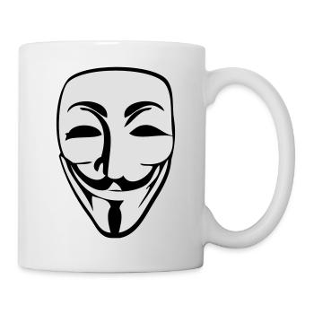 Anonymous - Tasse - Weiß - Rechts