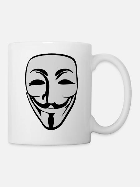 Anonymous - Mug blanc - blanc