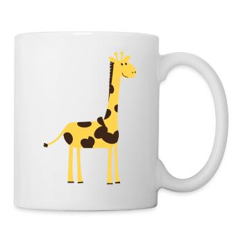 giraffe zoo circus zirkus safari1 - Tasse - Weiß - Rechts