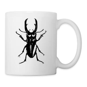 Hirschkaefer - Mug blanc - blanc - Droite