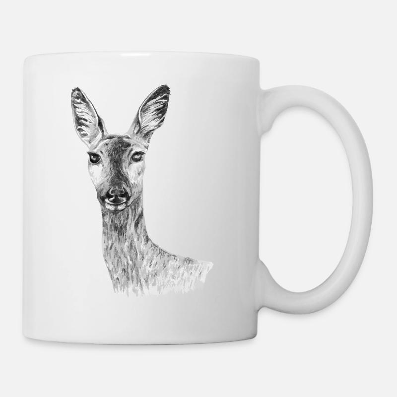 chevreuil - Mug blanc - blanc